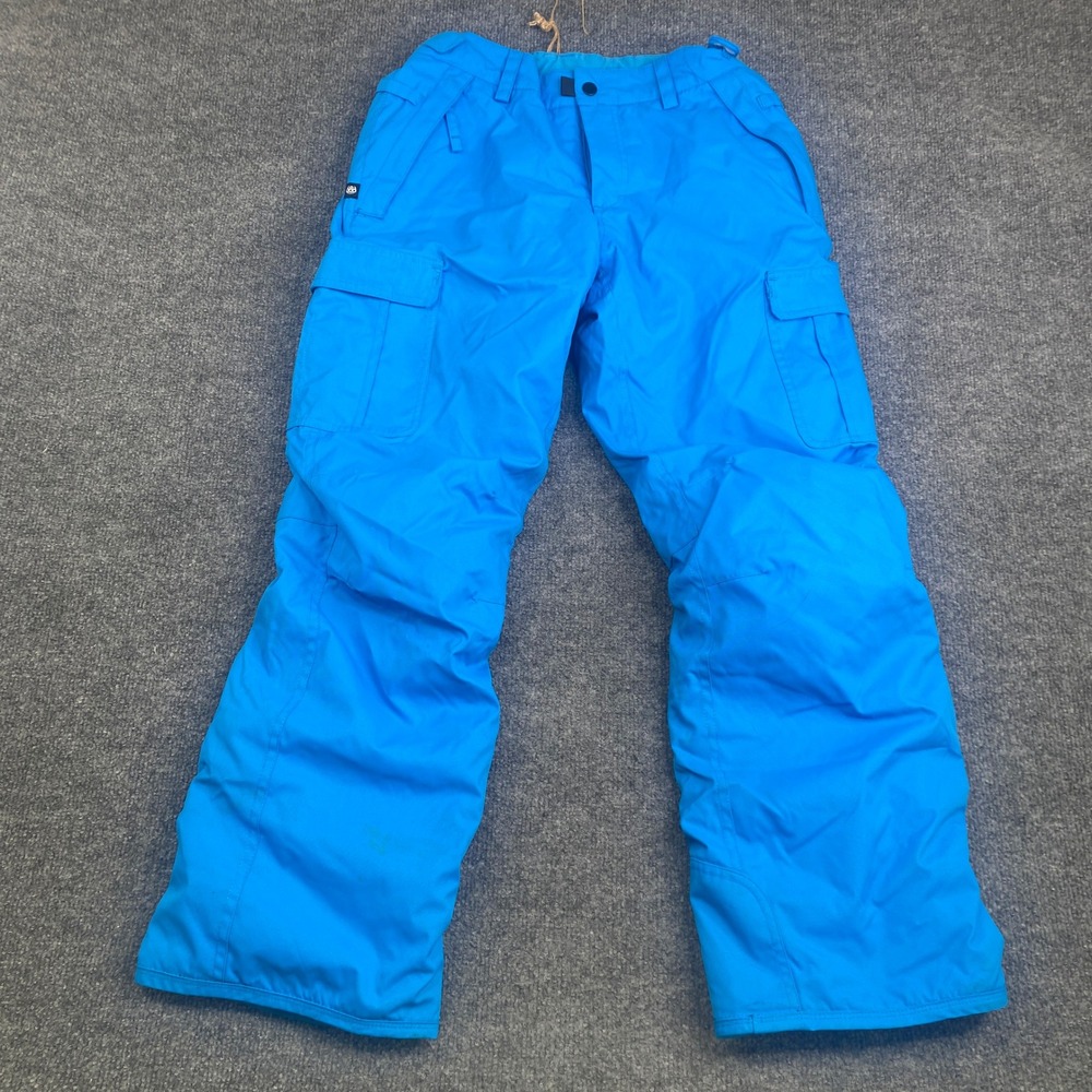 686 Boys All Terrain Snow Pants Blue InfiDRY Waterproof Insulated XL L7W603